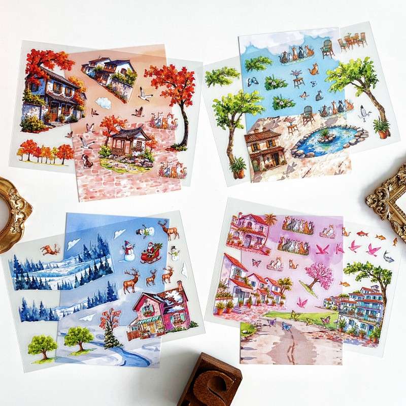 Seasonal Garden Builder Sticker Kit