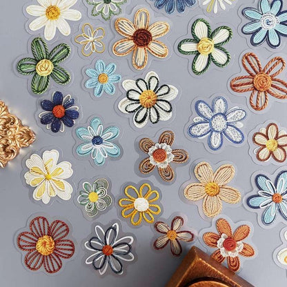 Thread Florets Sticker 80PCS