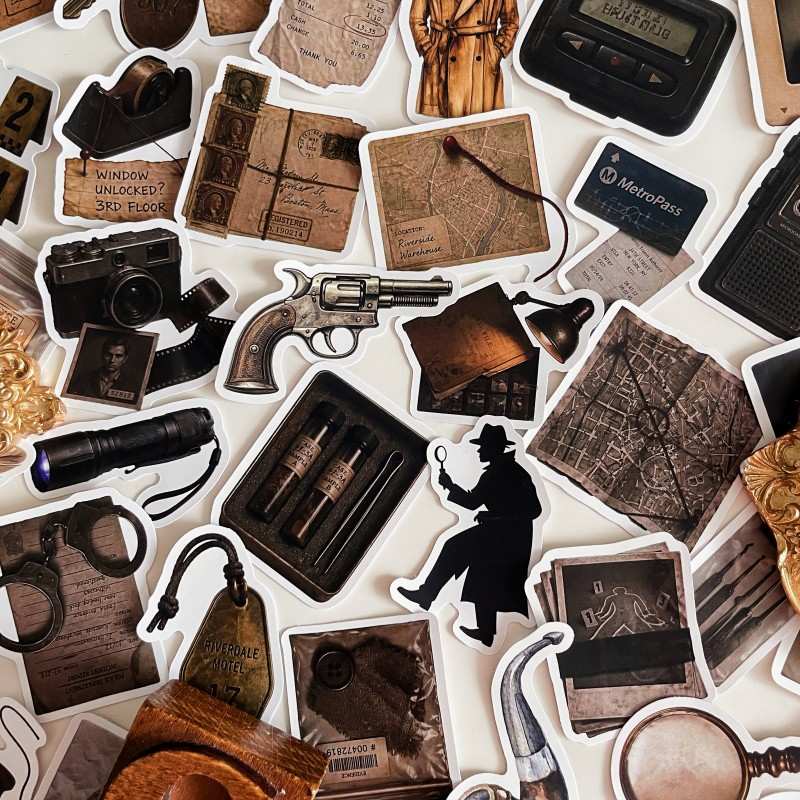 Mystery Clue Sticker 50PCS