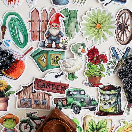 Water Spring Sticker 50PCS