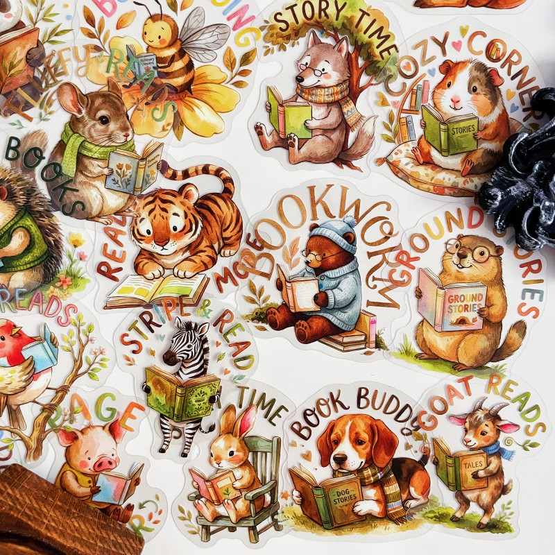 Critter Read Sticker 50PCS