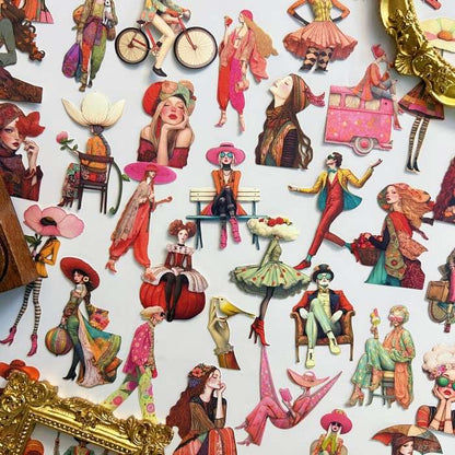 Boho Journey Sticker 75PCS