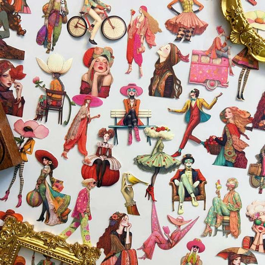 Boho Journey Sticker 75PCS