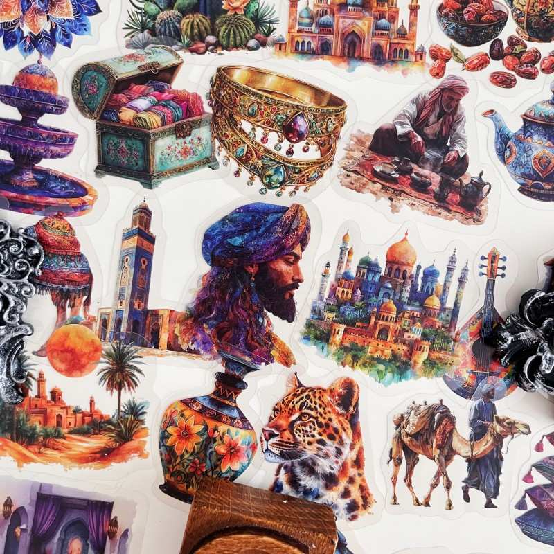 Desert Bazaar Sticker 50PCS