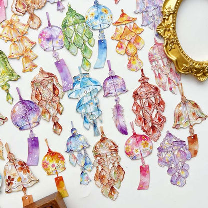 Wind Chime Sticker 60PCS