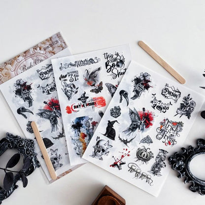 Bone & Bloom Transfer Sticker