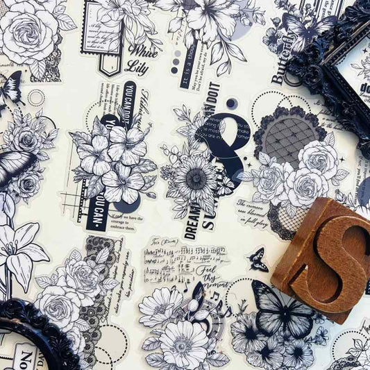 Shadowed Flora Sticker 30PCS