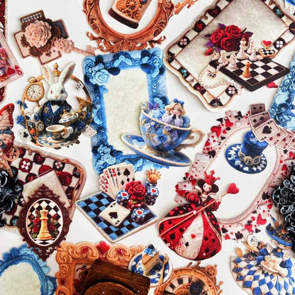 Wonderland Clockwork Sticker 60PCS