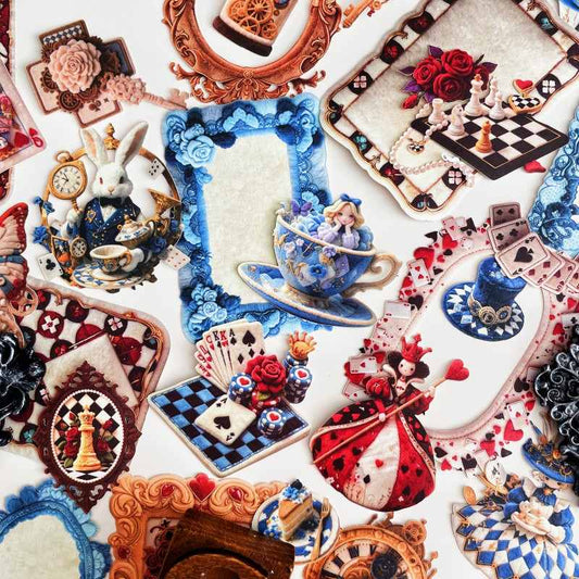 Wonderland Clockwork Sticker 60PCS