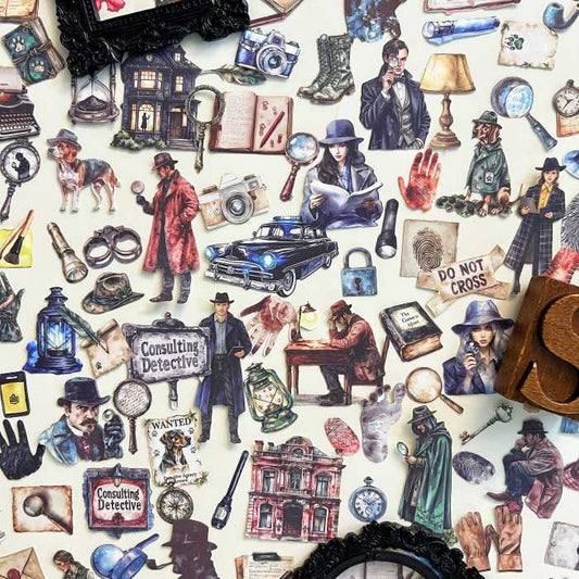 Charlie Detective Agency Sticker 120PCS