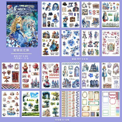 Alice's Journey Sticker Book 20Sheets