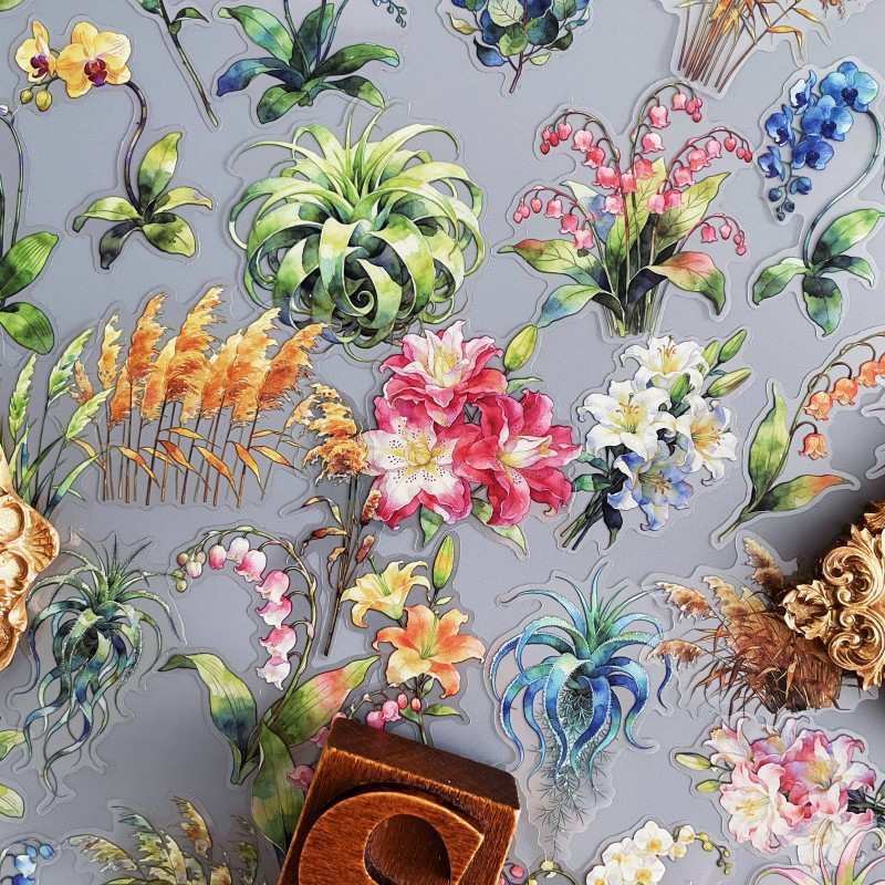 Orchid Meadow Sticker 60PCS