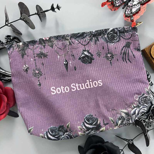 Dark Romance Corduroy Pouch