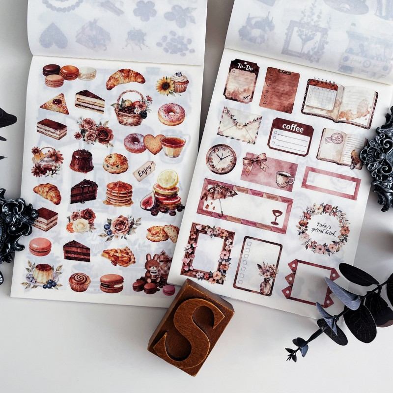 Coffee Daily Sticker Book 24Sheets