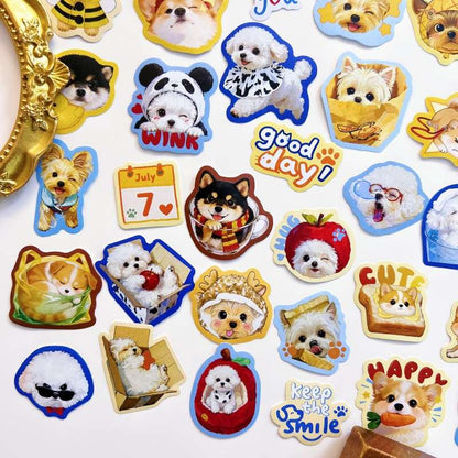 Puppy Party Sticker 45PCS