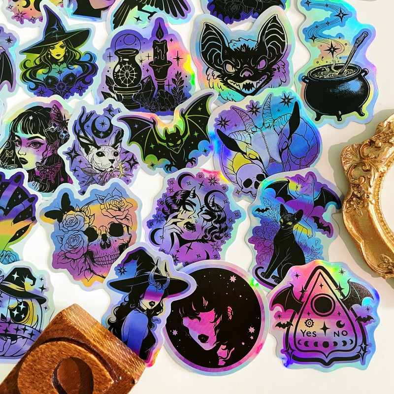 Witch Moon Sticker 50PCS