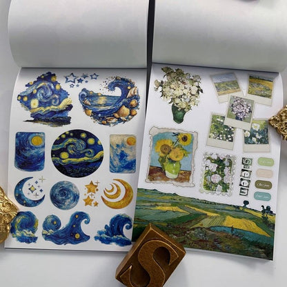 Starry Night Gothic Rhapsody Sticker Book 20Sheets