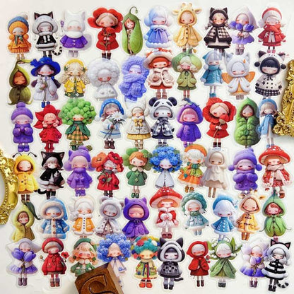 Candy Velvet Sticker 60PCS