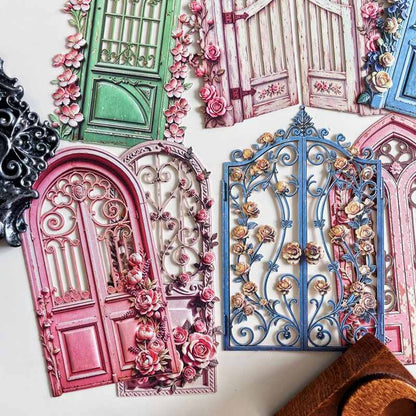 Garden Flower Gate Sticker 20PCS