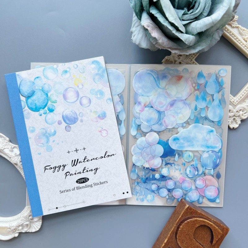 Rain Between Clouds Sticker Book 20Sheets