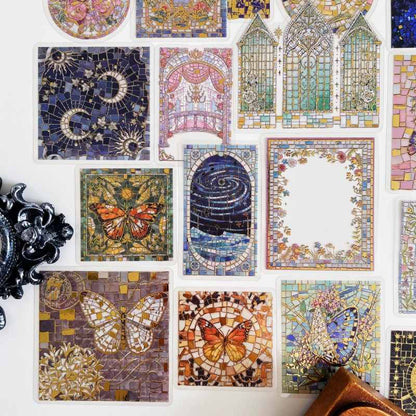 Colored Brick Sticker 40PCS