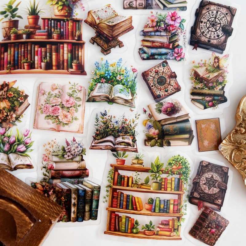 Floral Study Sticker 60PCS
