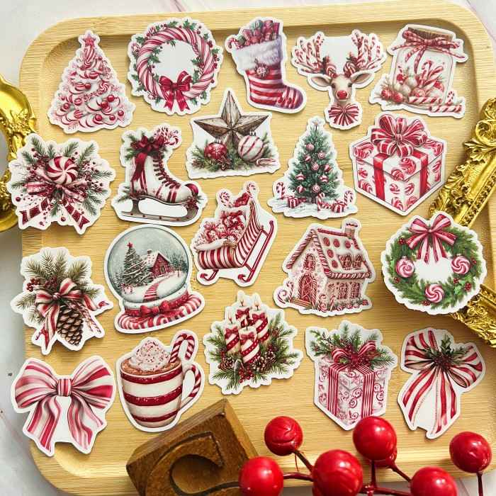 Festive Essentials Sticker 20PCS