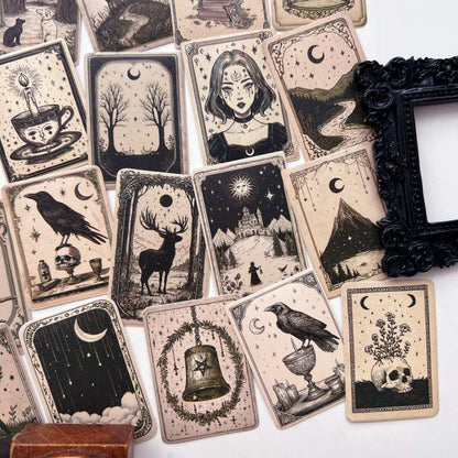 Gothic Tarot Sticker 50PCS