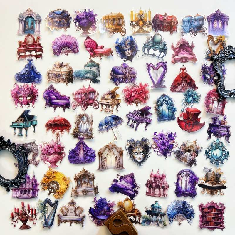 Baroque Ball Sticker 60PCS