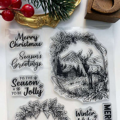 Snowland Story Clear Stamp