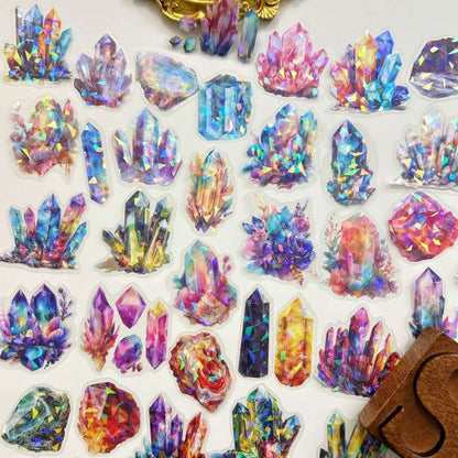 Mysterious Crystal Sticker 60PCS