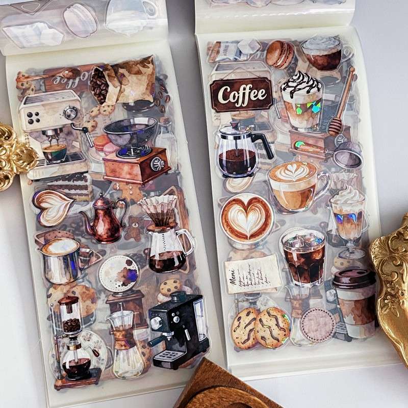 Coffee Story Sticker Book 20Sheets