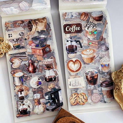 Coffee Story Sticker Book 20Sheets