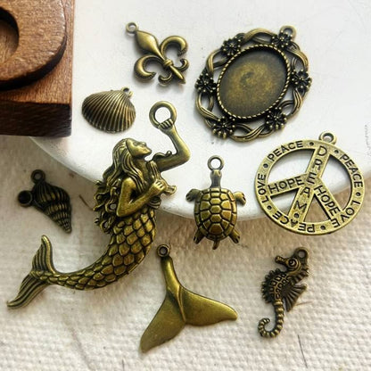 Ocean Mermaid Charm 18PCS