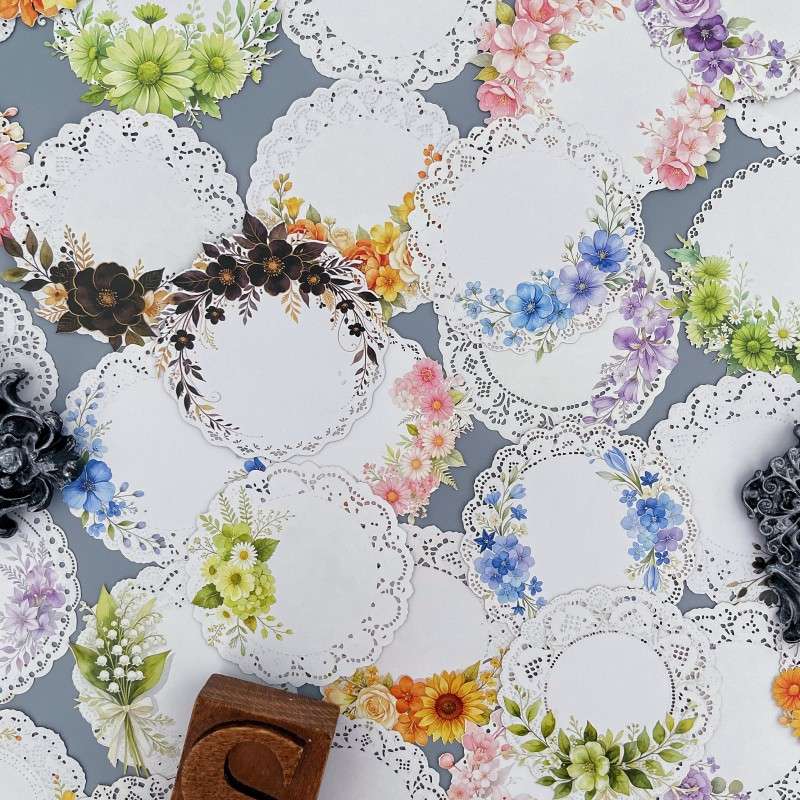 Lace Nectar Sticker 60PCS