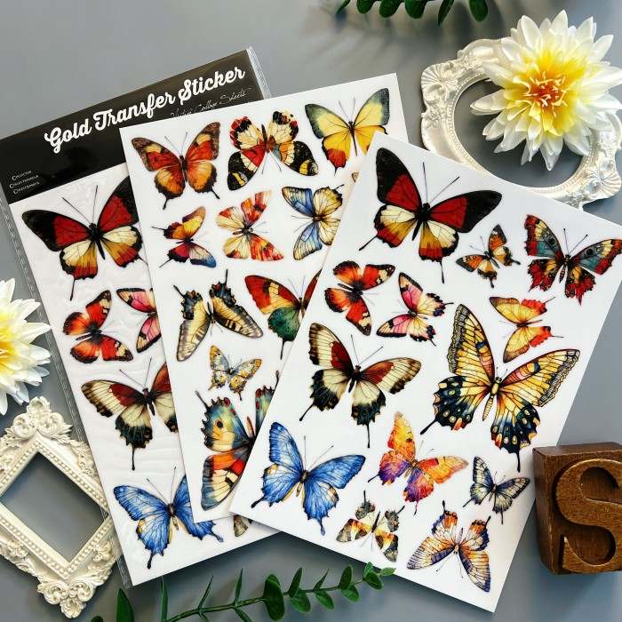 Colorful Flight Transfer Sticker