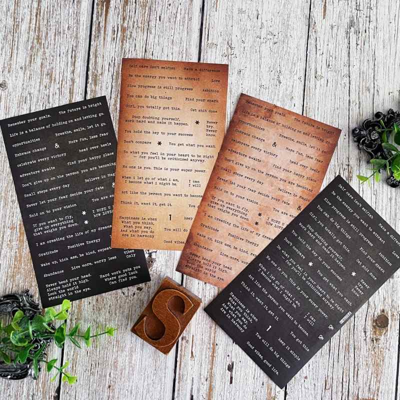 Classic Font Stickers