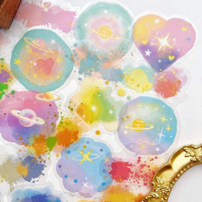 Wash Globe Sticker 50PCS