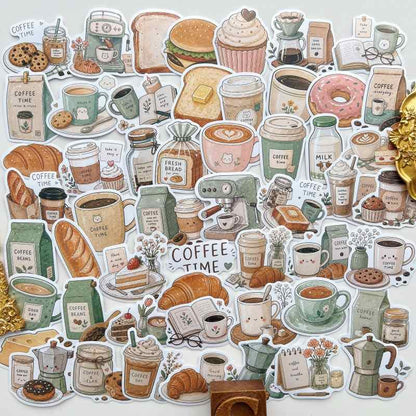 Caffeine Hour Sticker 50PCS