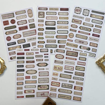 Xmas Quotes Sticker 5Sheets