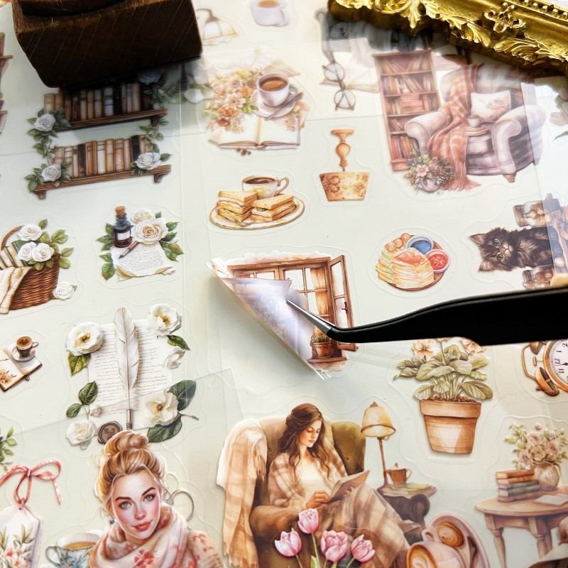 Scented Lady Sticker 12PCS