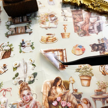 Scented Lady Sticker 12PCS