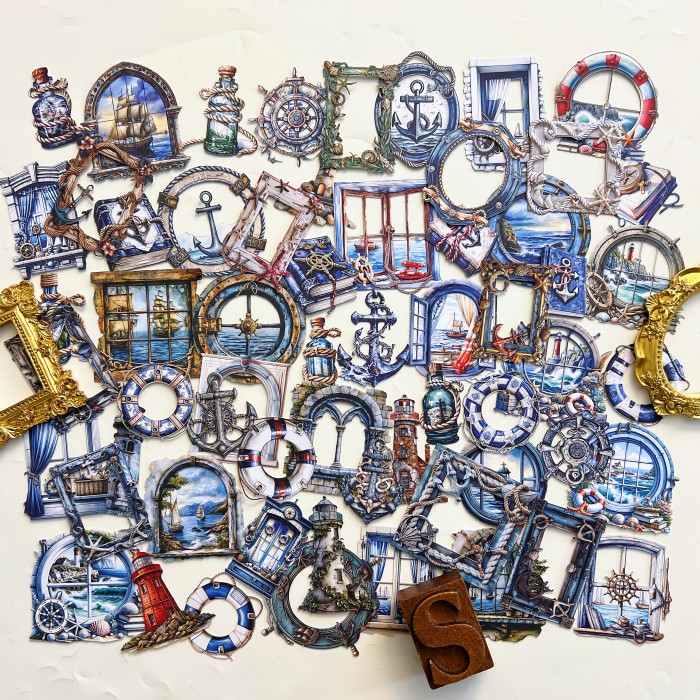 Maritime Memory Sticker 60PCS