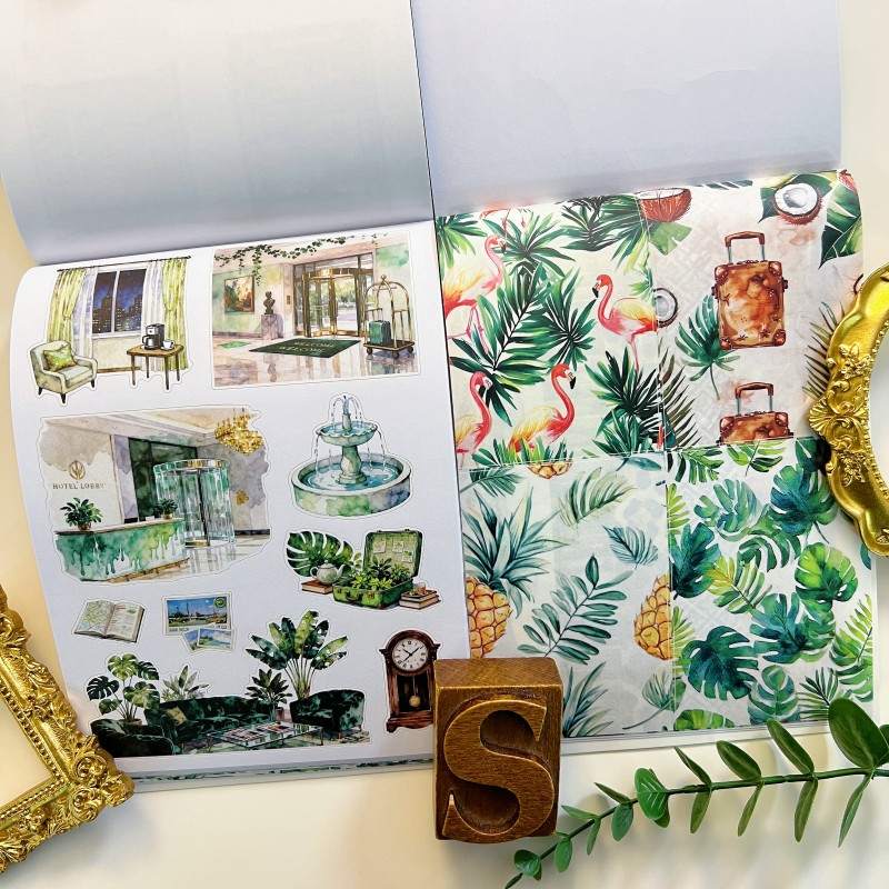 Vacation Trip Sticker Book 20Sheets