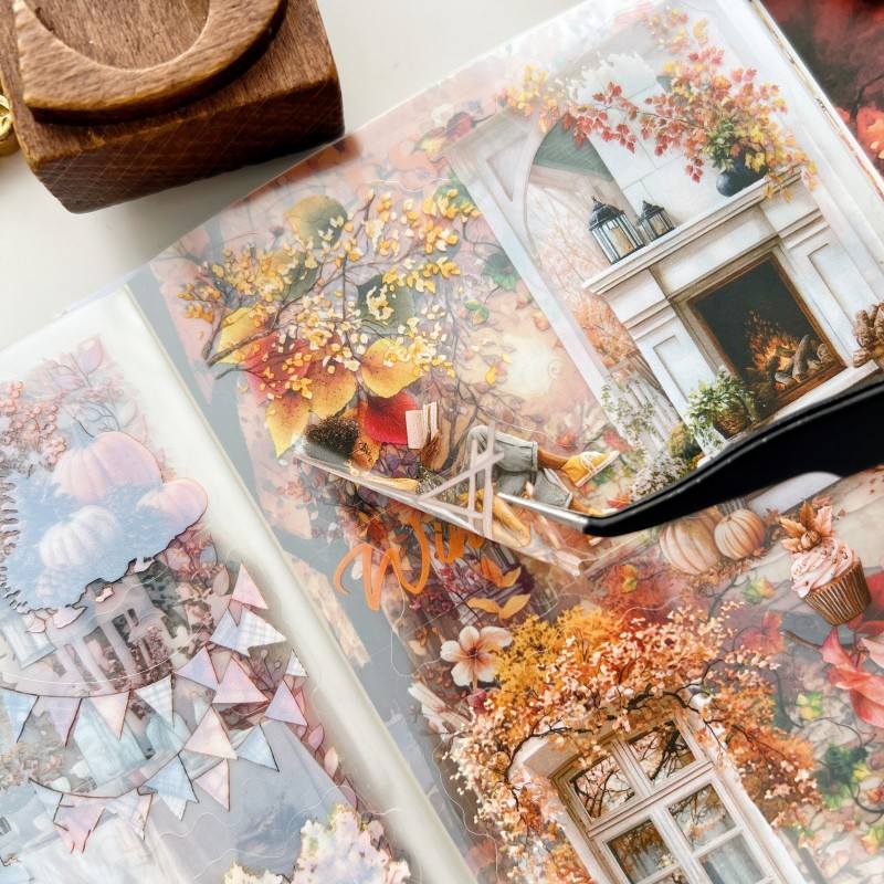 Fall Coming Sticker Book 20Sheets