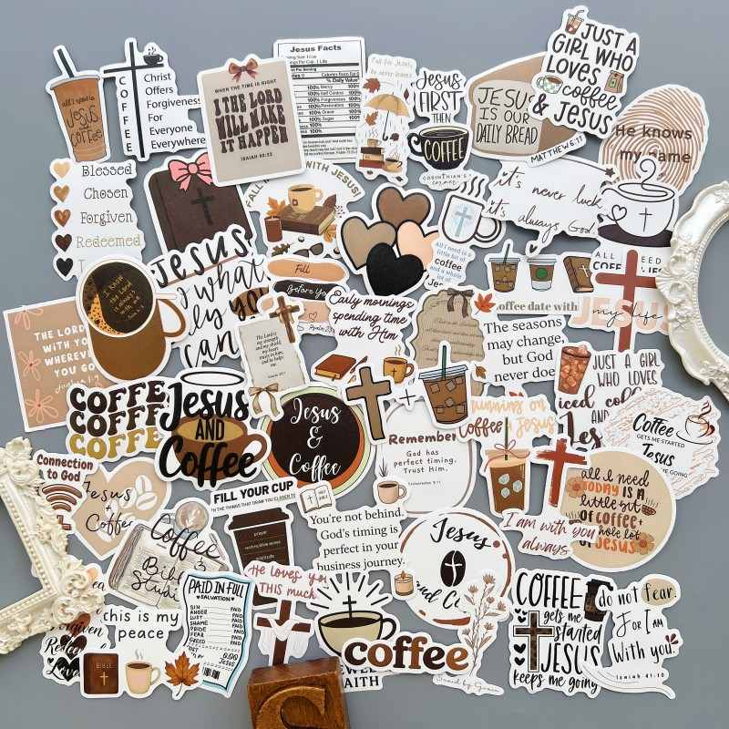 Bean Quotes Sticker 50PCS