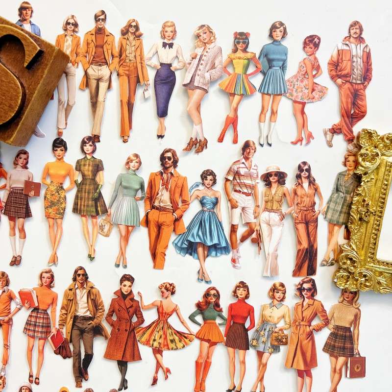 Hollywood Fashion Sticker 50PCS