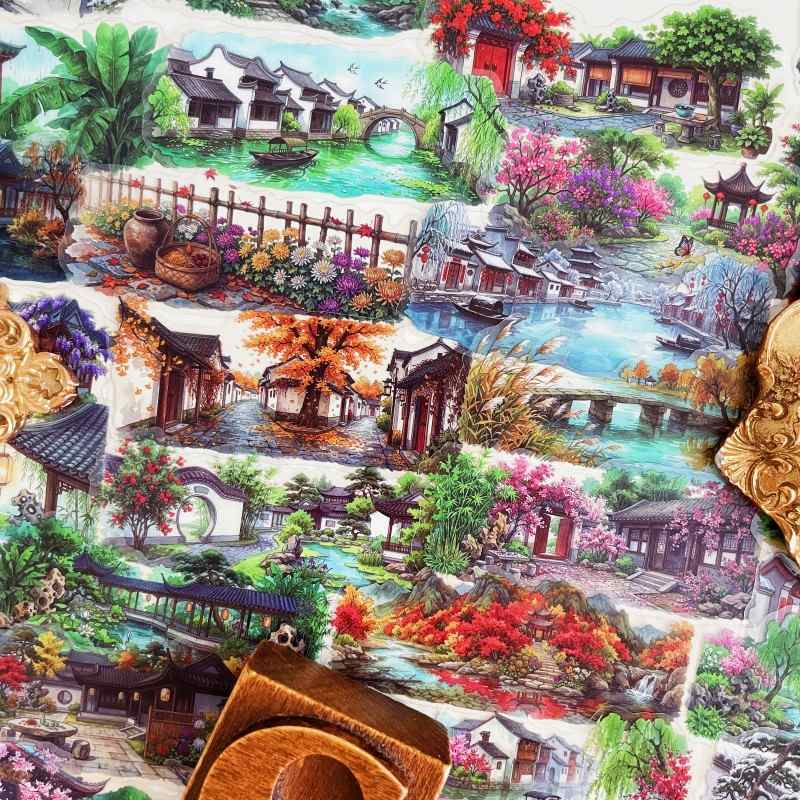 Courtyard Cycles Sticker 40PCS