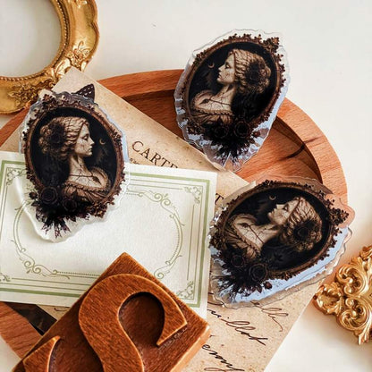Cameo Portrait Paper Clip