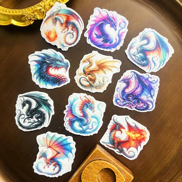 Legendary Dragon Sticker 20PCS